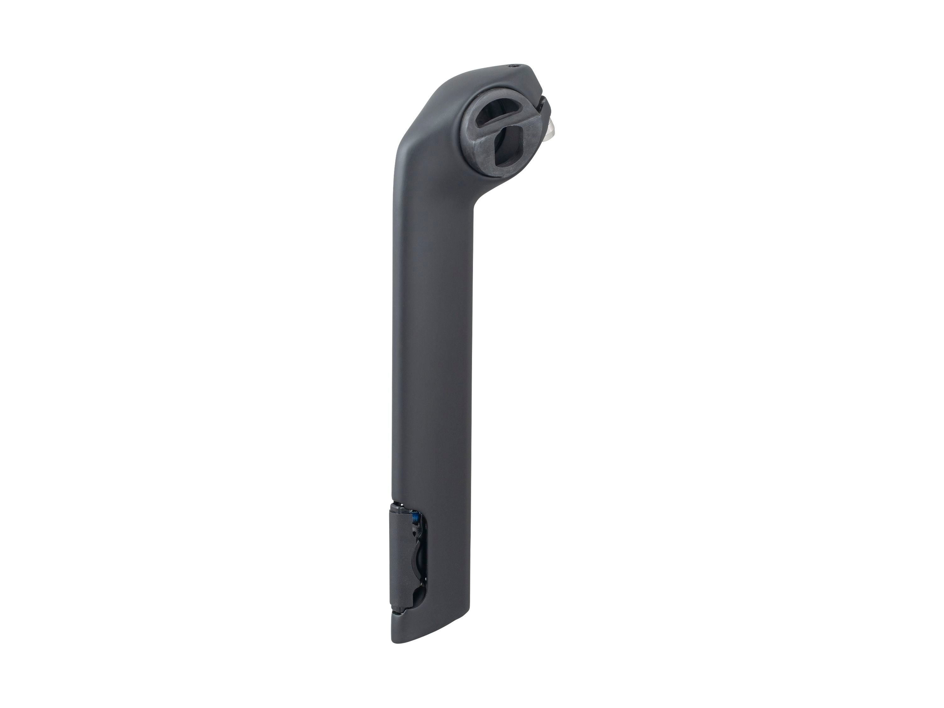 Trek Madone Gen 8 aero bike seatpost with finishing kit, black, lightweight carbon components for Trek road bikes.