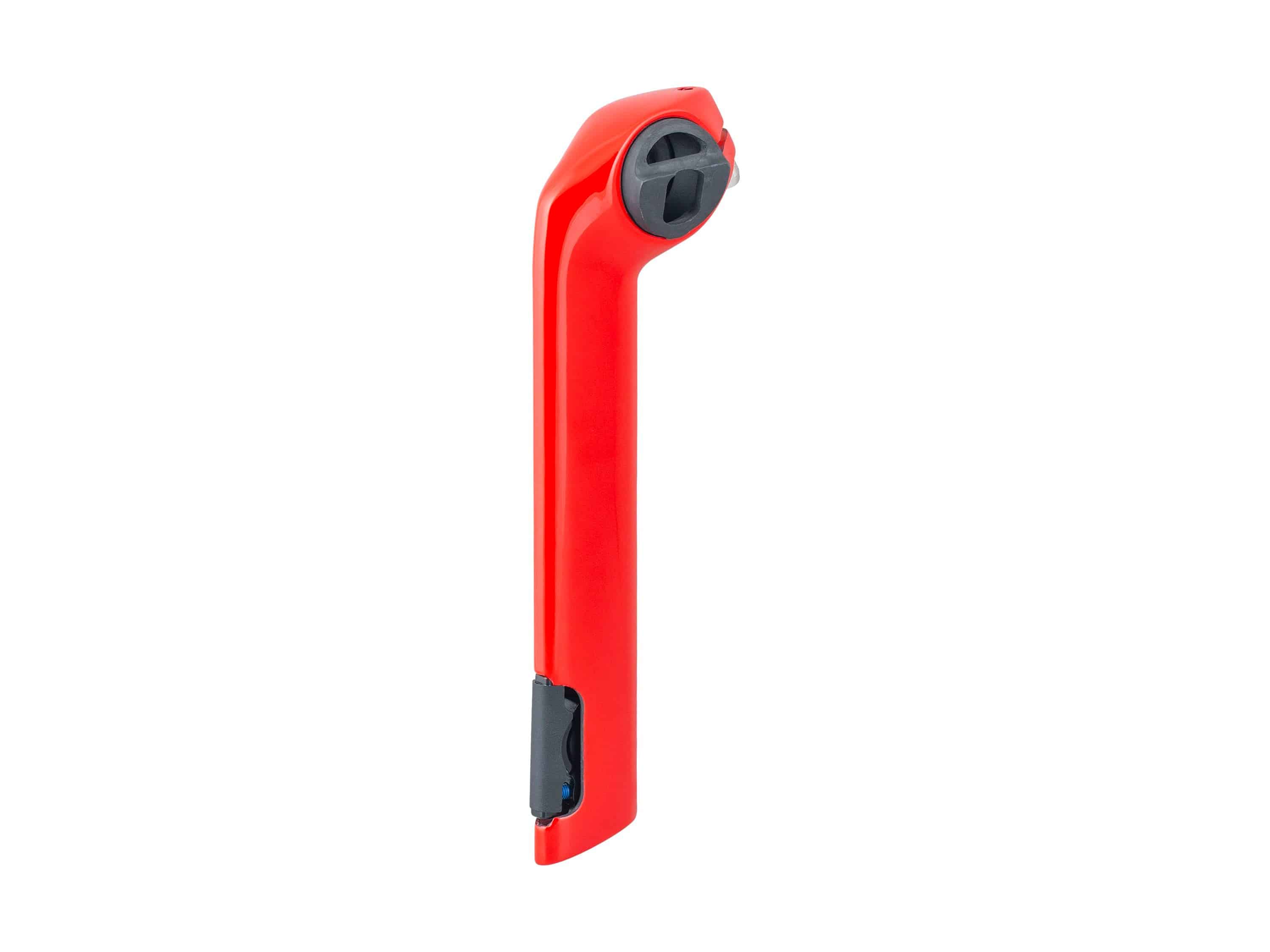 Trek Madone Gen 8 Aero bike seatpost with finishing kit, lightweight carbon component for road cycling performance.