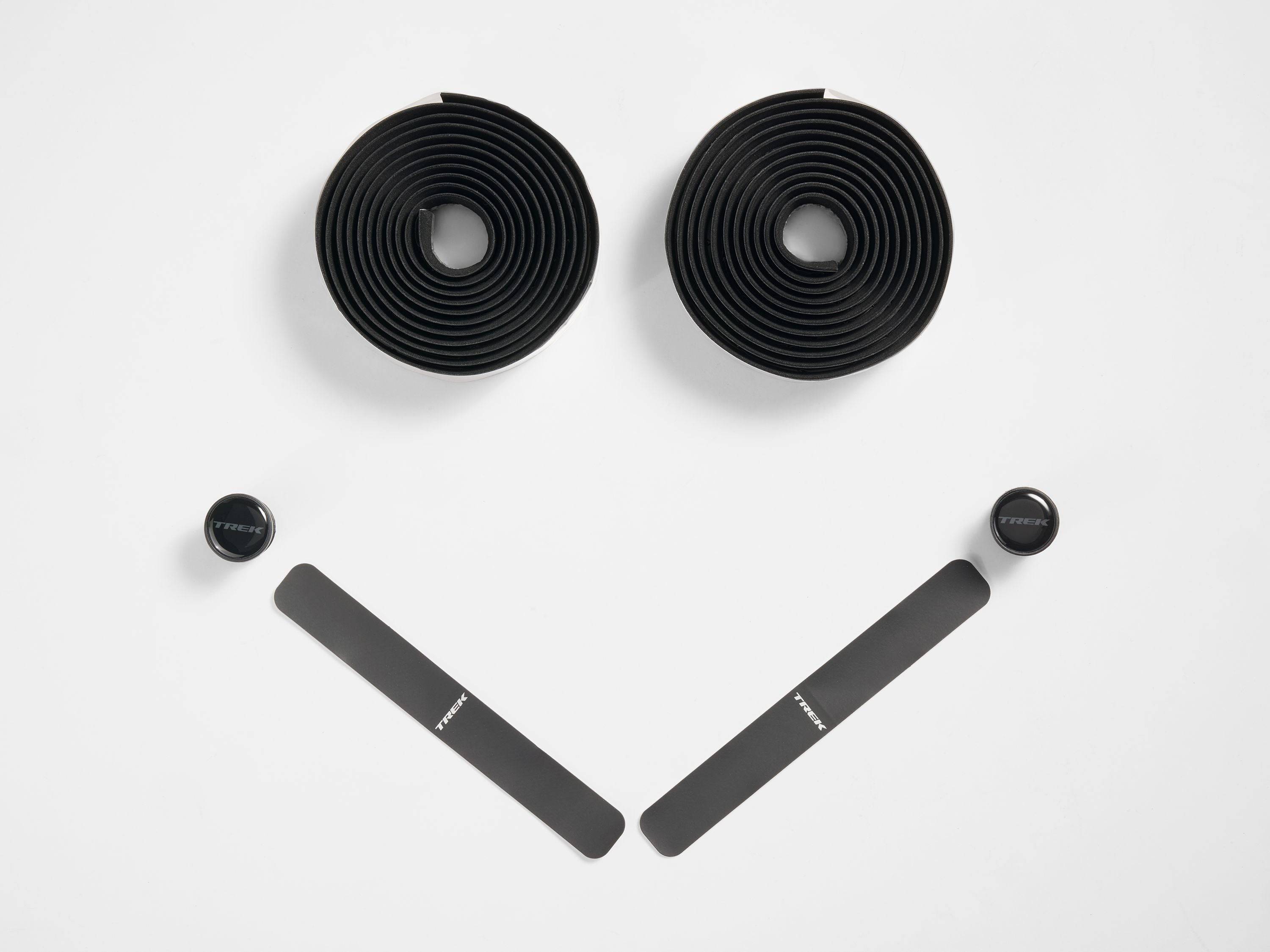 Trek Perf Line handlebar tape set for cycling, featuring durable, comfortable bar tape with textured surface on a bike handlebar