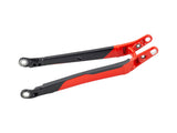 Trek Powerfly FS 2023 paint match chainstays, bicycle frame replacement components in black with Trek branding.