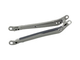 Trek 2023 Rail 29 aluminum paint match chainstays for frame replacement, shown in matte black with branding details.