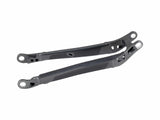 Trek 2023 Rail 29 aluminum paint match chainstays for frame replacement, with a sleek black finish and precise fit.