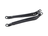 Trek 2023 Rail 29 aluminum paint match chainstays for bike frame replacement components, shown in black with branding details.