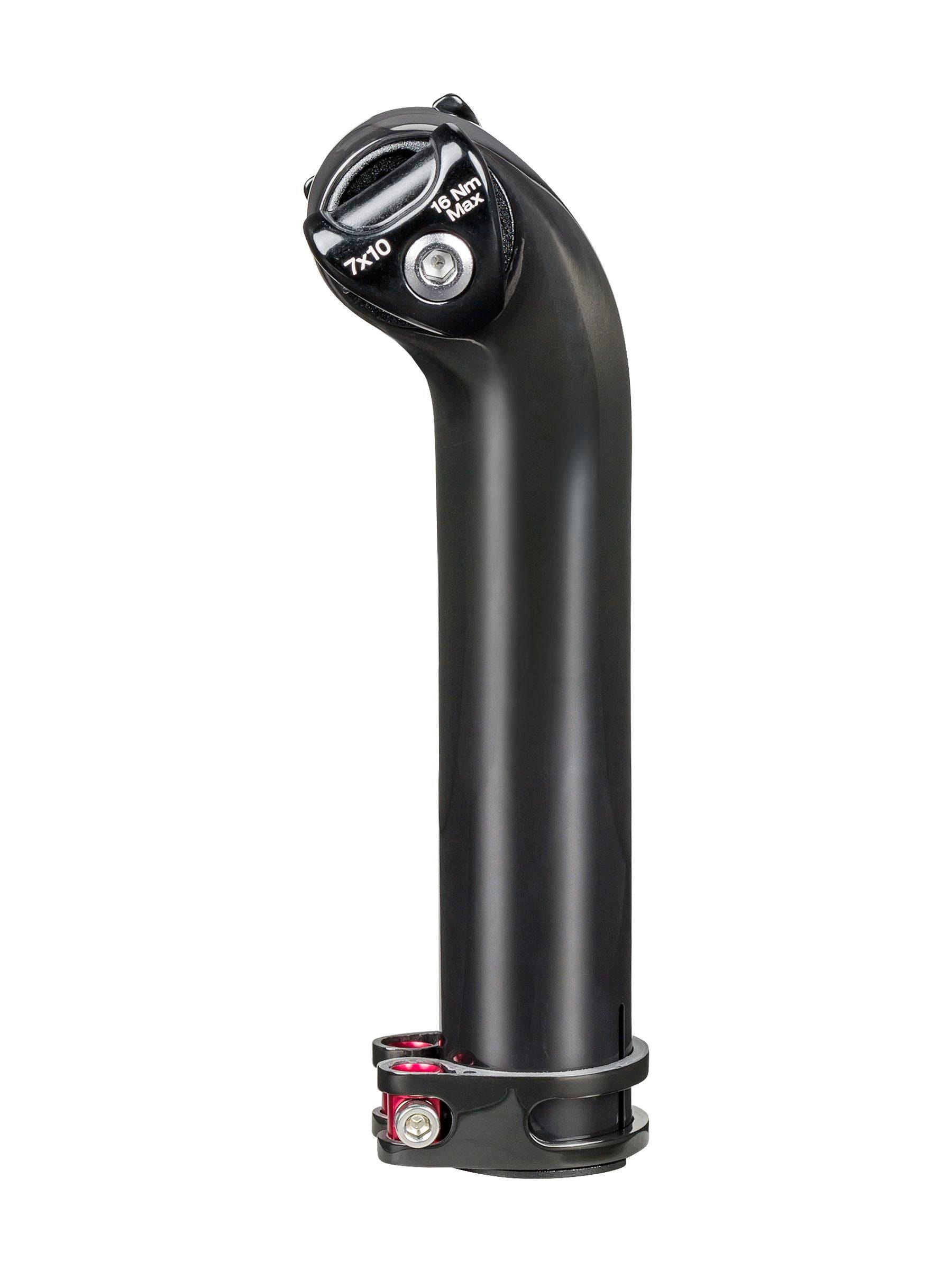 Bontrager round carbon seatpost mast cap with 10mm ears for Trek bikes, lightweight bike component for saddle support.