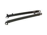 Trek Slash 29 2021 aluminum seatstay replacement component for bike frame, shown in black with metal finish.