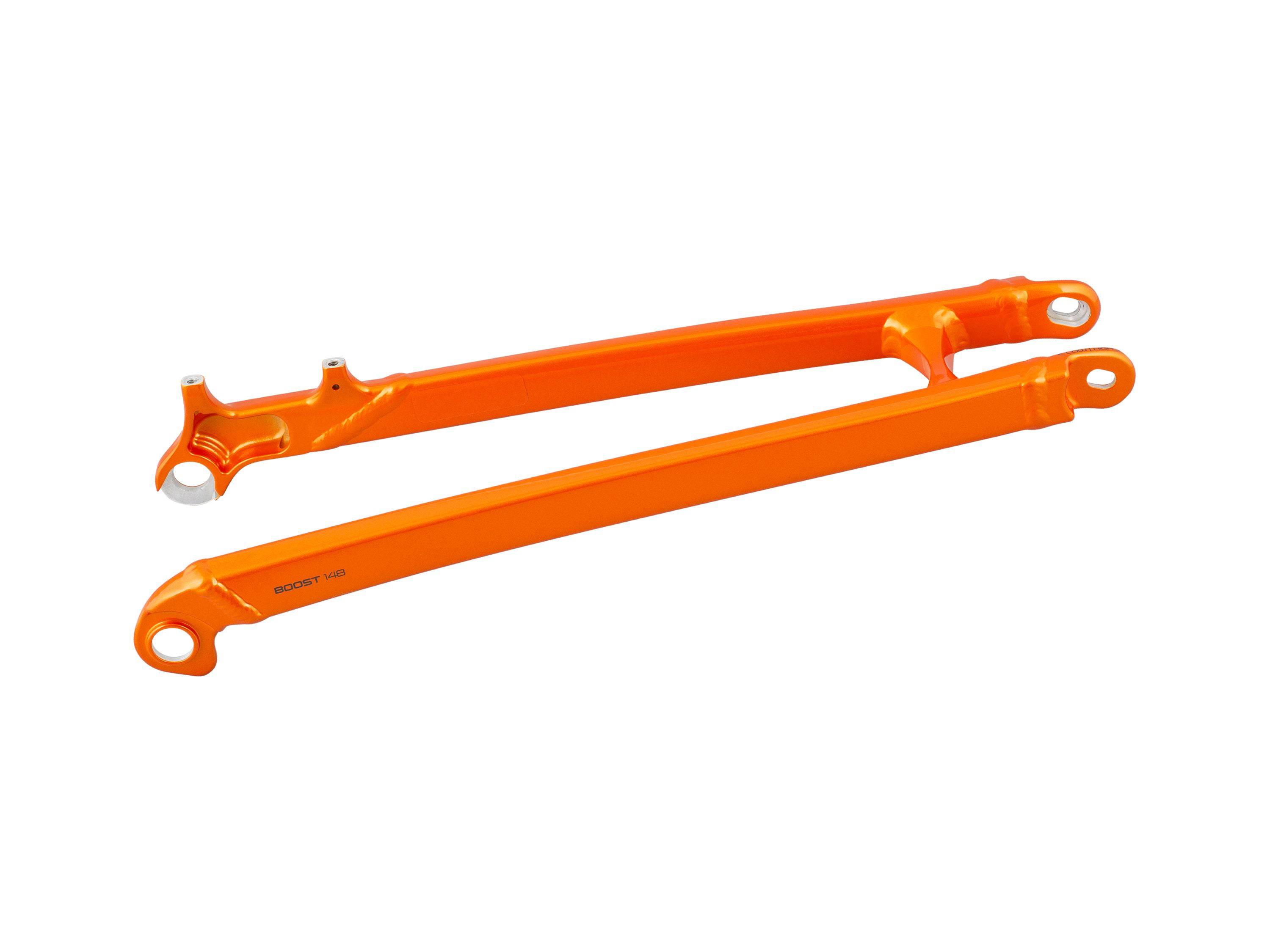 Trek Slash 29 2021 aluminum seatstay replacement component for bike frame, showcasing the lightweight aluminum tube and mounting points.