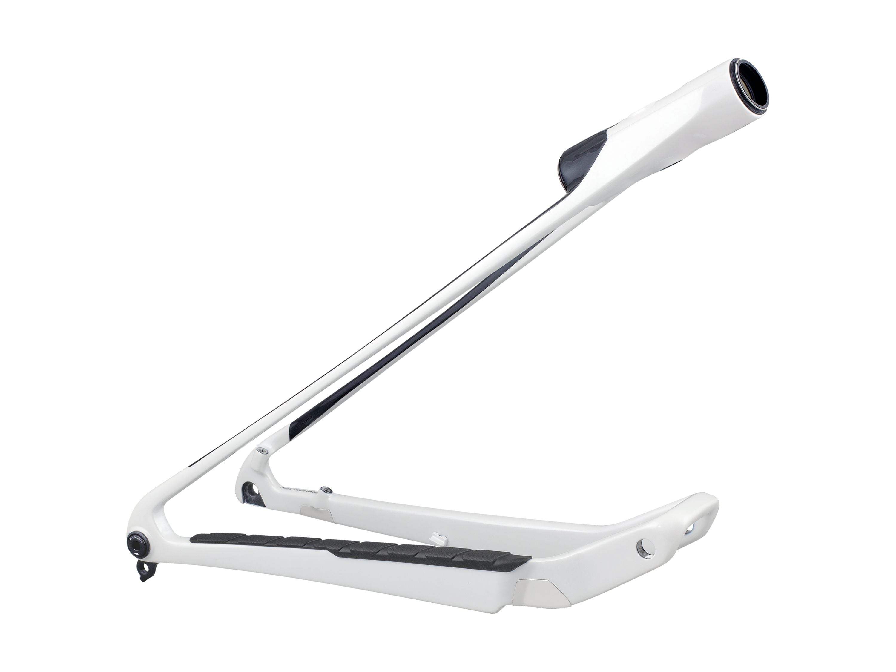 Trek Supercaliber 29 mountain bike swingarm assembly in medium size, showing the black component with detailed features.