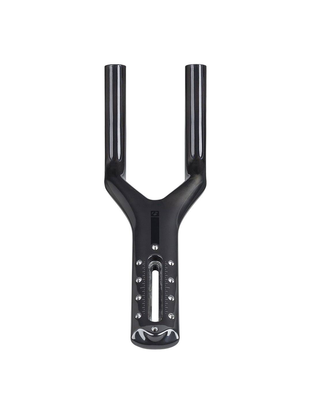 Trek Aero handlebar with TT Mono extensions and 6mm hardware for road bikes, showcasing sleek aerodynamic design and mounting hardware.
