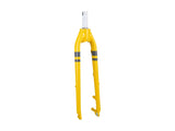 Trek Verve Disc 2024 aluminum threadless rigid fork for road bikes, shown in a close-up view of the component.