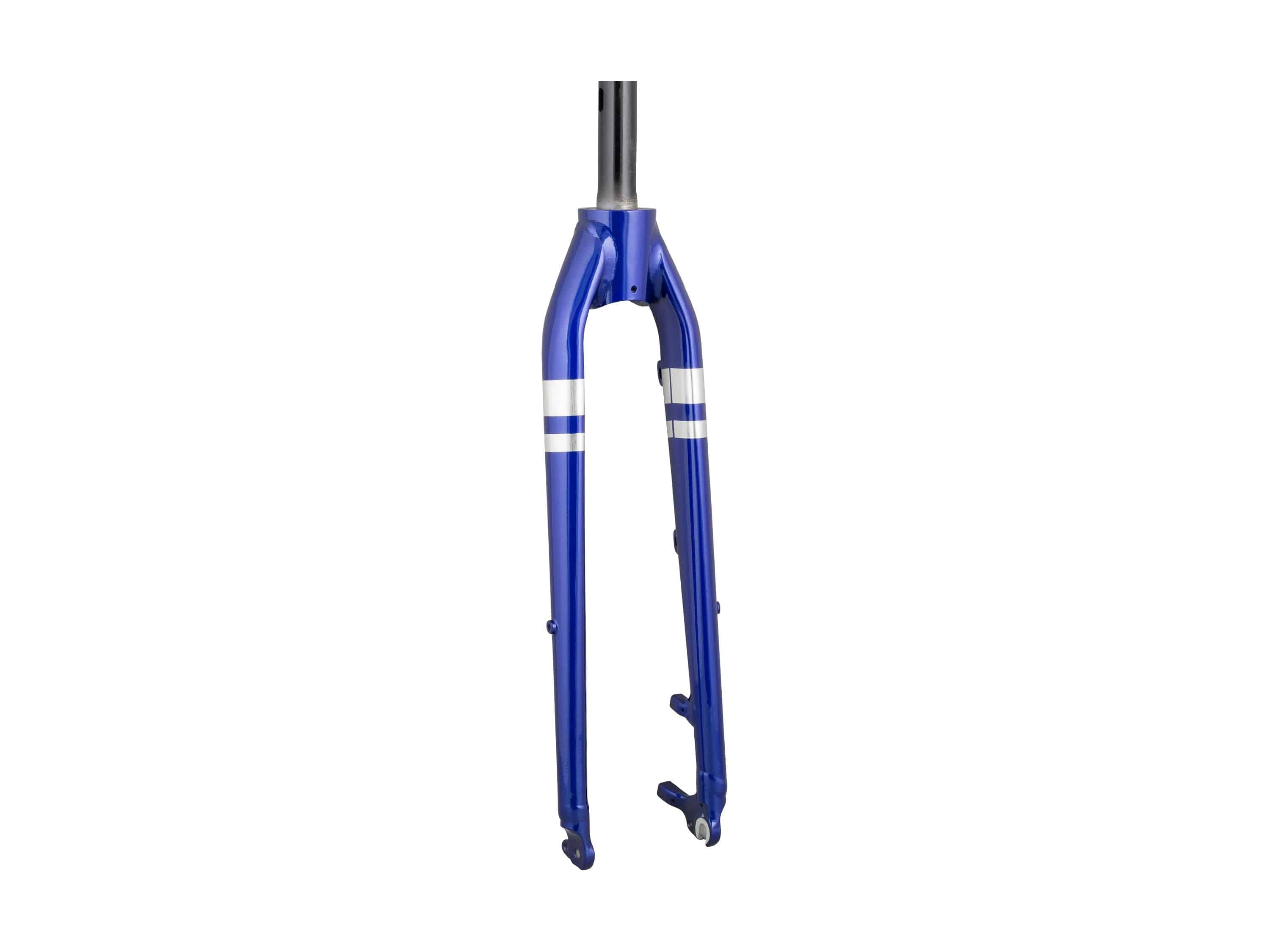 Trek Verve Disc 2024 aluminum threadless rigid fork for road bikes, black finish, lightweight and durable bike component.