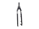 Trek Verve Disc 2024 steel threadless rigid fork for road bikes with disc brake mounts, shown on a bike frame.