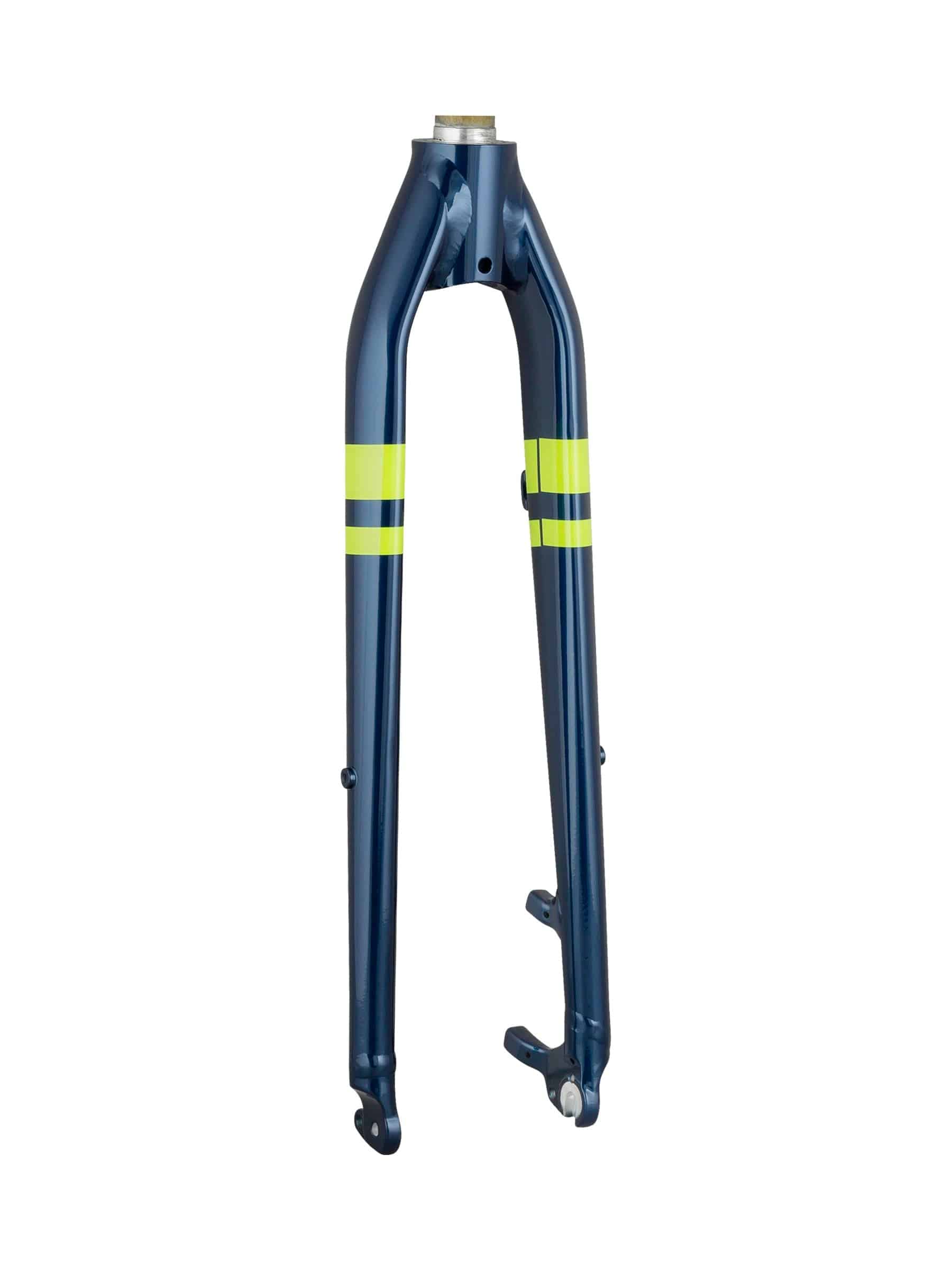 Trek Verve 2021 aluminum 700C disc brake fork for road bikes, showing the sleek black fork with disc brake mount and suspension details.