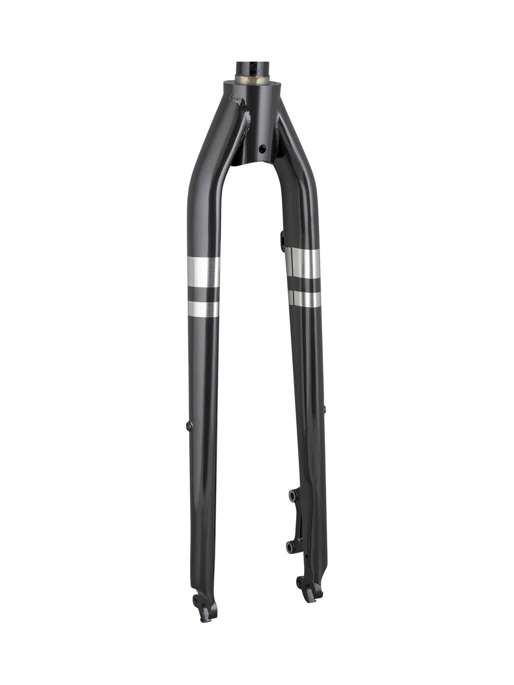 Trek Verve 2021 steel disc brake forks for road bikes, showing the durable steel construction and disc brake mounts.