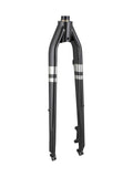 Trek Verve 2021 steel disc brake forks for road bikes, showing the durable steel construction and disc brake mounts.