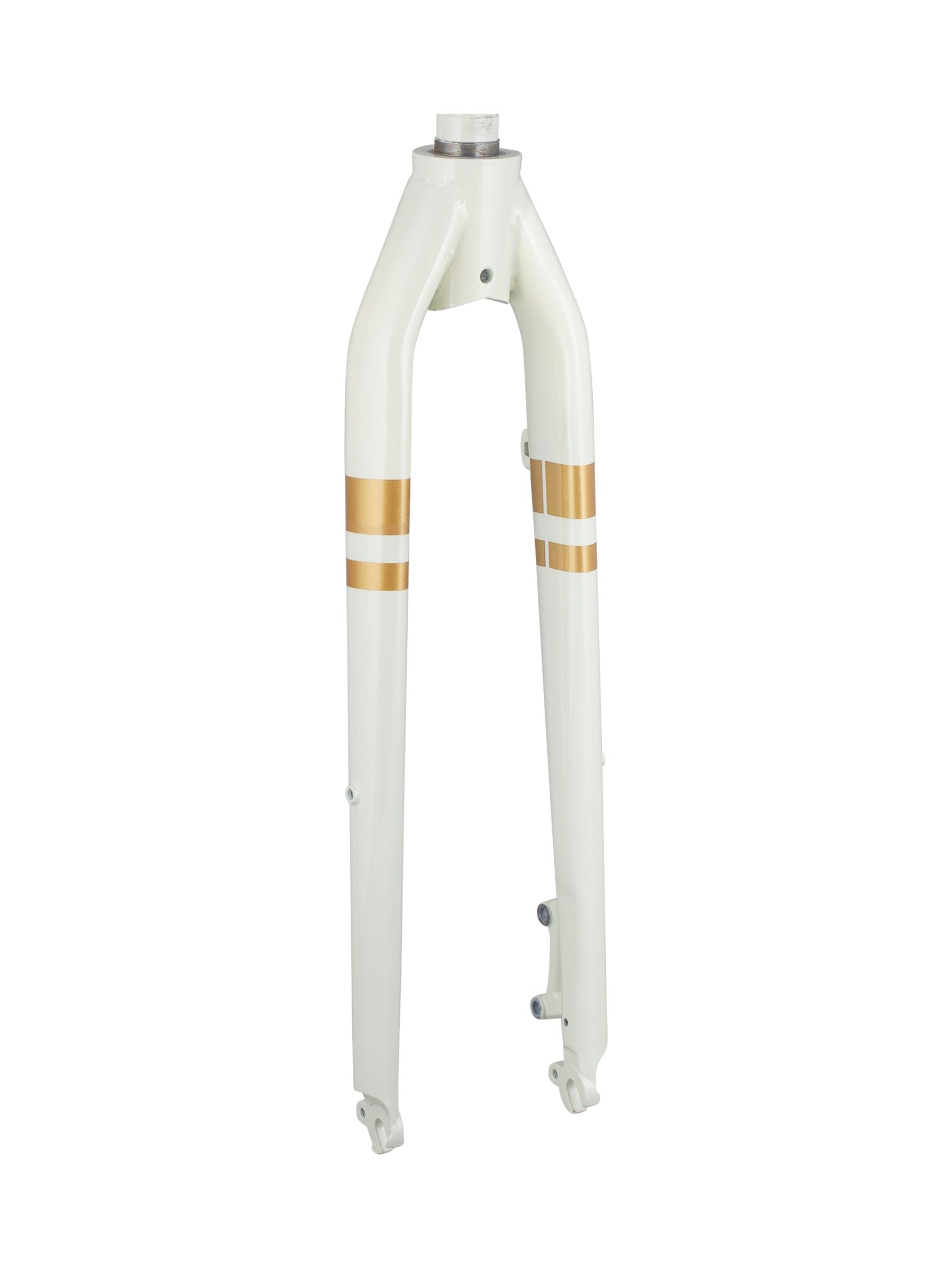 Trek Verve Steel 700C disc brake forks for road bikes, showing the sturdy steel construction and disc brake mounting points.