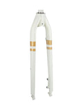 Trek Verve Steel 700C disc brake forks for road bikes, showing the sturdy steel construction and disc brake mounting points.
