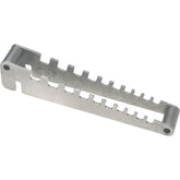 Motion Pro T-handle tool rack with 10 slots for organized workshop storage, featuring a sturdy metal frame and easy access.