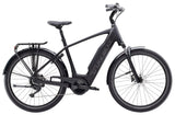Trek Verve+ 3 electric hybrid bike with Bosch pedal-assist, smart connectivity, and a sleek frame for comfortable city riding.