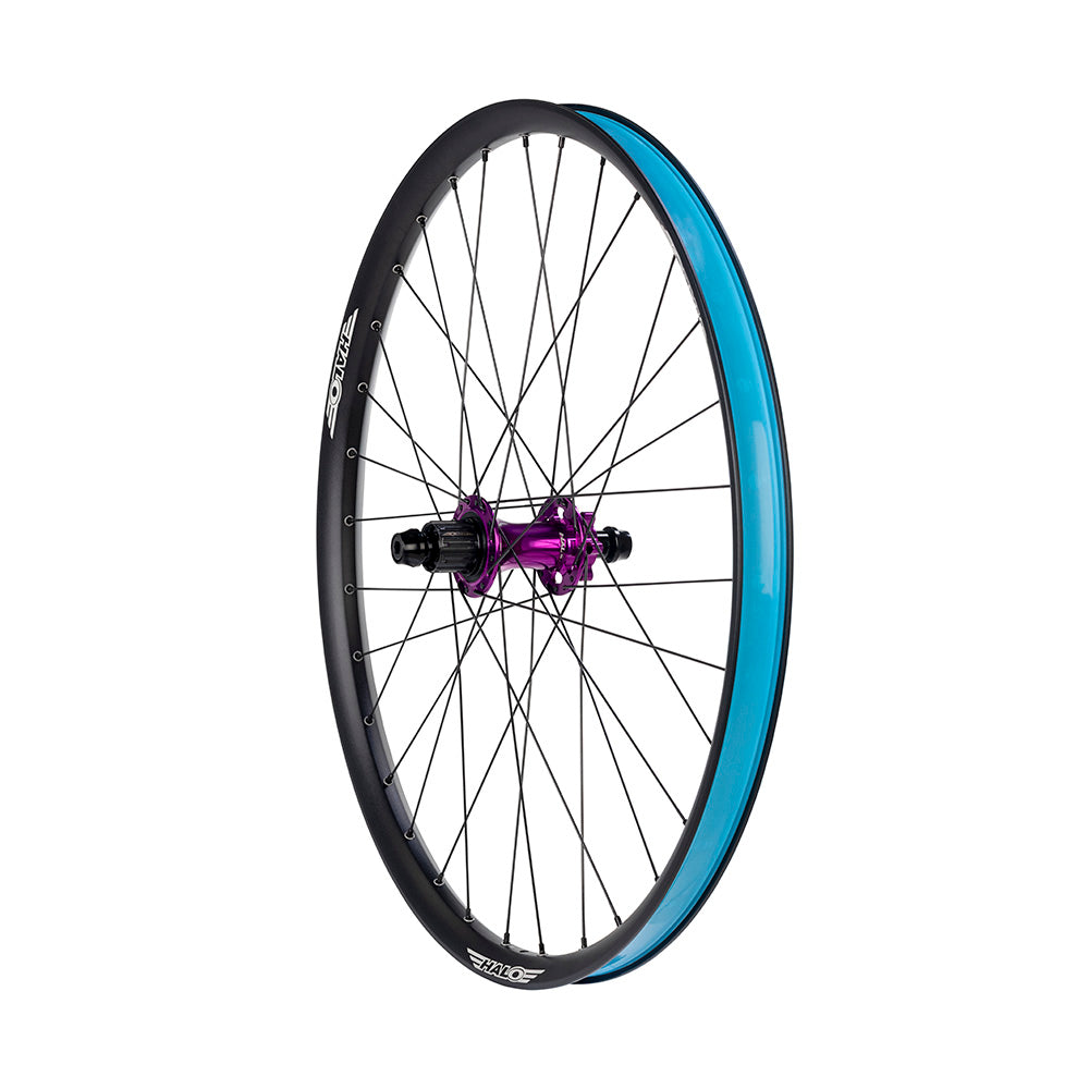 Halo Skelta Dirt Jump 26" Wheels - Purple Hubs