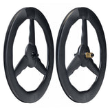 Princeton CarbonWorks Mach 7580 TSV2 aerodynamic time trial and triathlon wheelset with deep carbon rims and lightweight design.