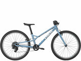 Trek Wahoo 24 Path kids mountain bike with kid-friendly trigger shifters, suitable for trail riding and outdoor adventures.