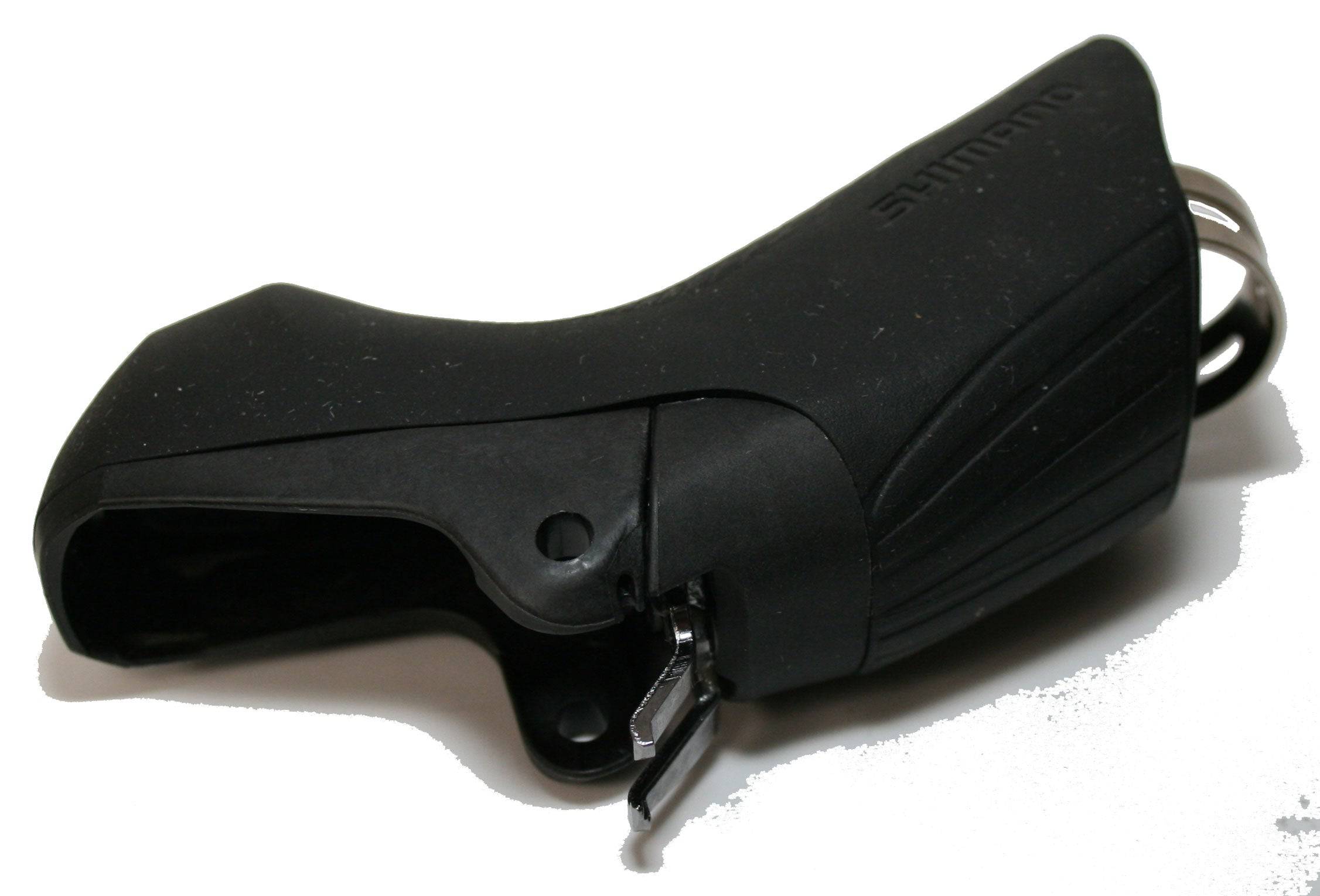Shimano Spares ST-R8000 left hand bracket assembly for bike shifting system replacement, showing detailed component parts.