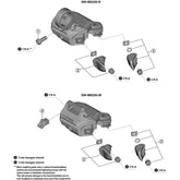 Shimano Spares SW-M9250-R/IR lever unit Y