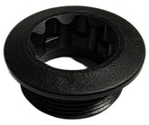 Shimano FC-M8100 crank arm fixing bolt, genuine replacement component for Shimano cranksets, shown in close-up image.