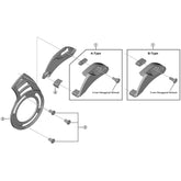 Shimano Spares SM-CDE80 back plate 36T