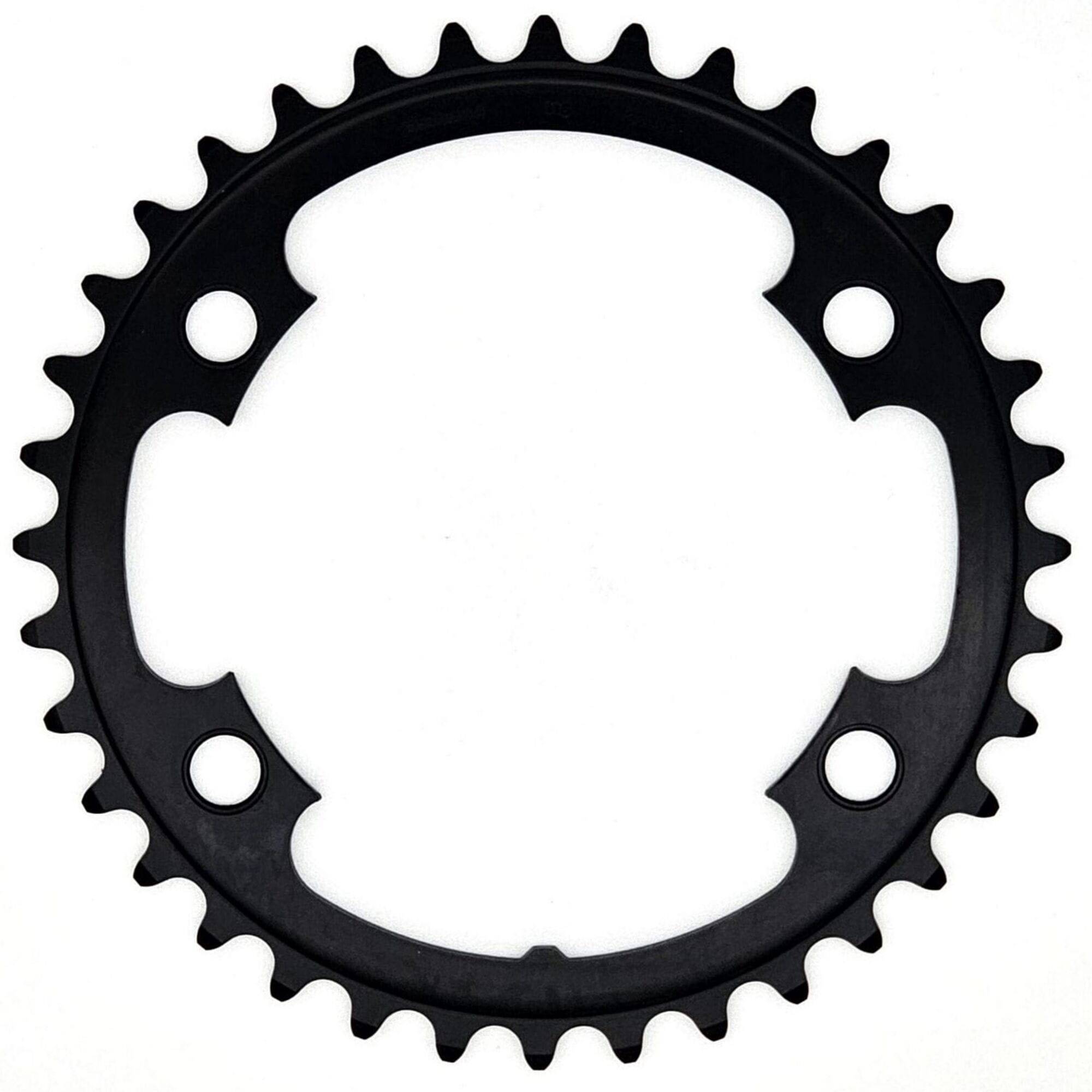 Shimano FC-RS510 11-speed road bike chainring, genuine replacement component, with black finish and gear teeth visible.