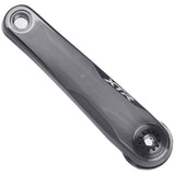 Shimano XTR FC-M9100 left hand crank arm replacement for MTB crankset, showing the black crank arm with Shimano branding.