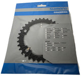 Shimano FC-RS510 34T-MS inner chainring for 11-speed road bike, featuring 50/34T gear setup, compatible with Shimano Non-Series Road components.