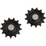 Shimano Spares RD-M9250 tension and guide pulley set for rear derailleur, showcasing durable bike components with precise design.