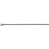 Shimano Dura-Ace 1.6mm x 2000mm polymer-coated road brake inner cable, close-up of cable with coating details.