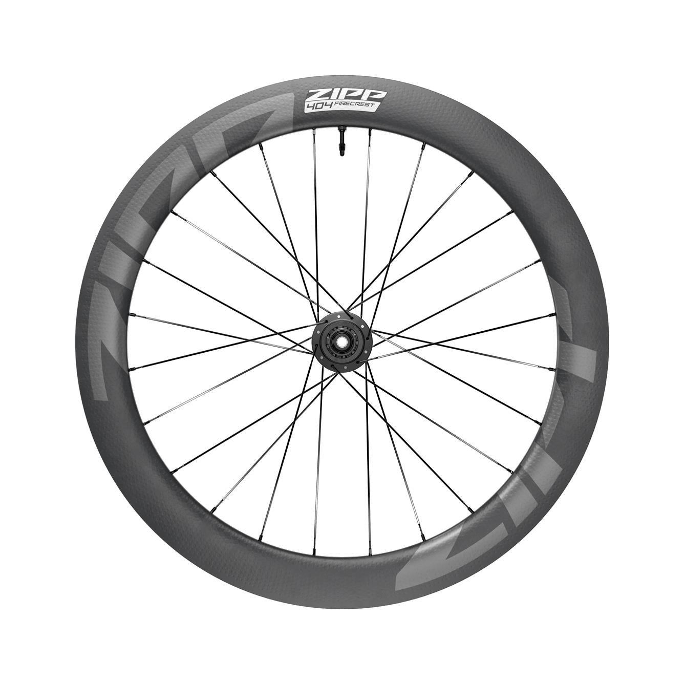 Zipp Wheel - AM 404 Firecrest Carbon Tubeless Disc Brake Center Locking 700c Rear 24Spokes 12x142mm