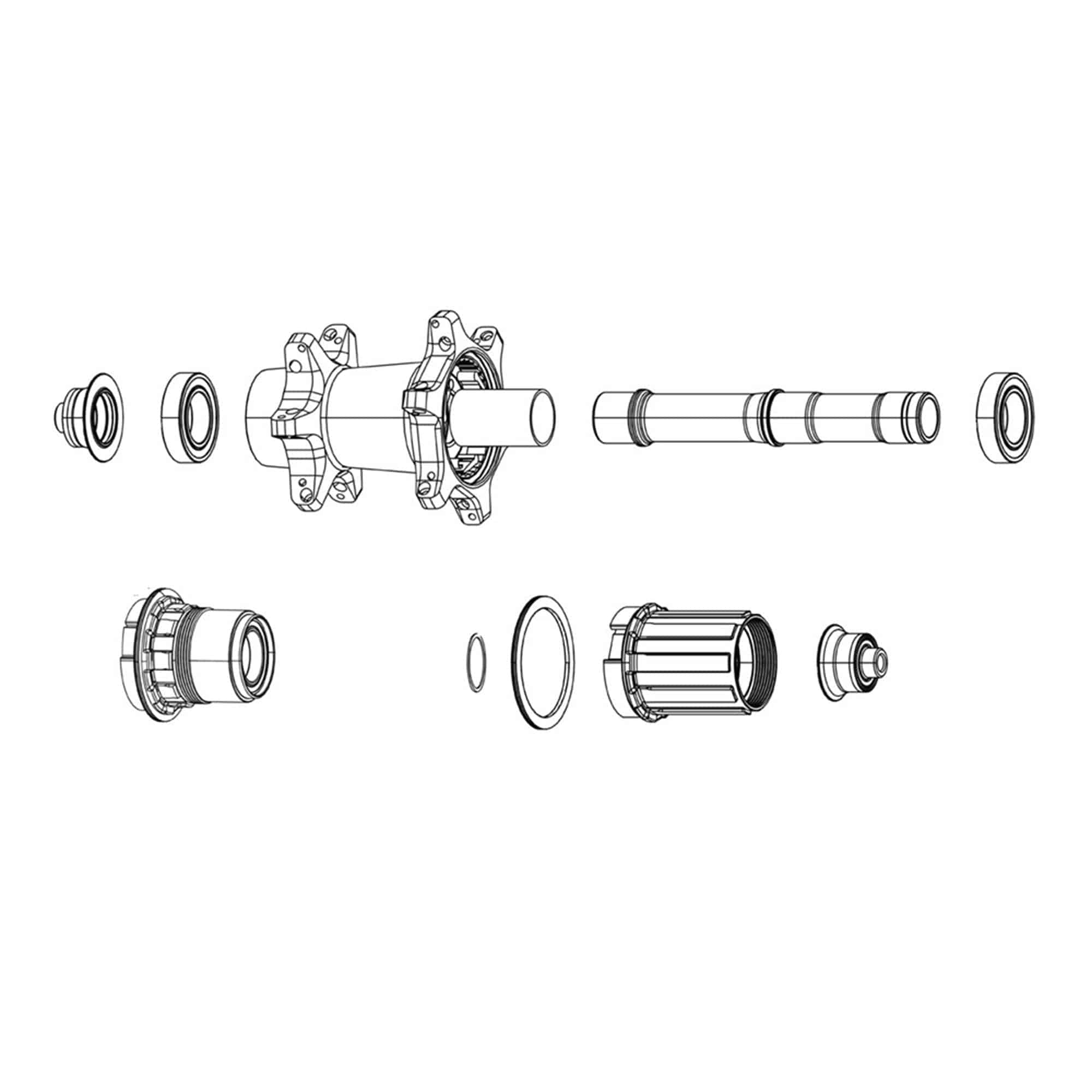 Zipp Spare - Wheel Freehub Kit Cognition NSW 11 Speed Sram