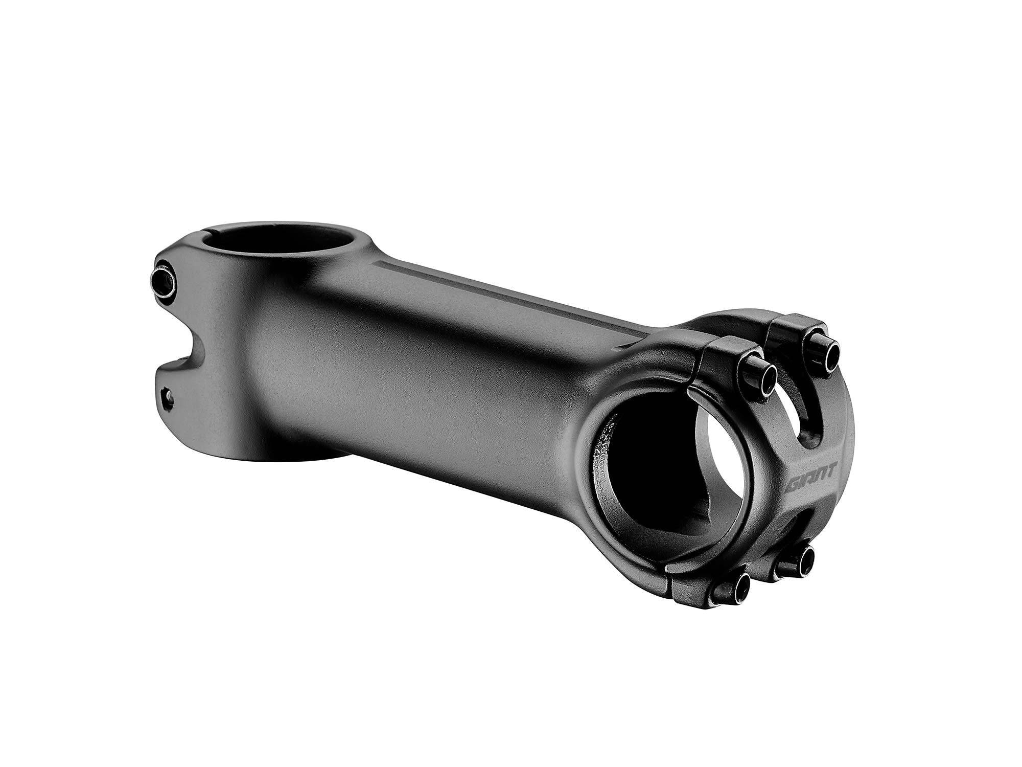 Giant Contact Stem 28.6mm adjustable rise 8° 3D forged aluminum bike stem mounted on a bicycle handlebar