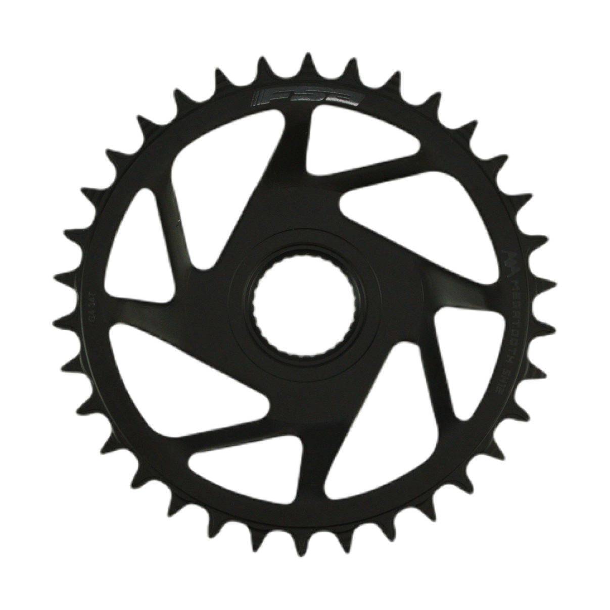 FSA 1x12 Boost Direct Mount Ebike Chainring for Shimano 12-speed, 148mm spacing, compatible with e-bike components.