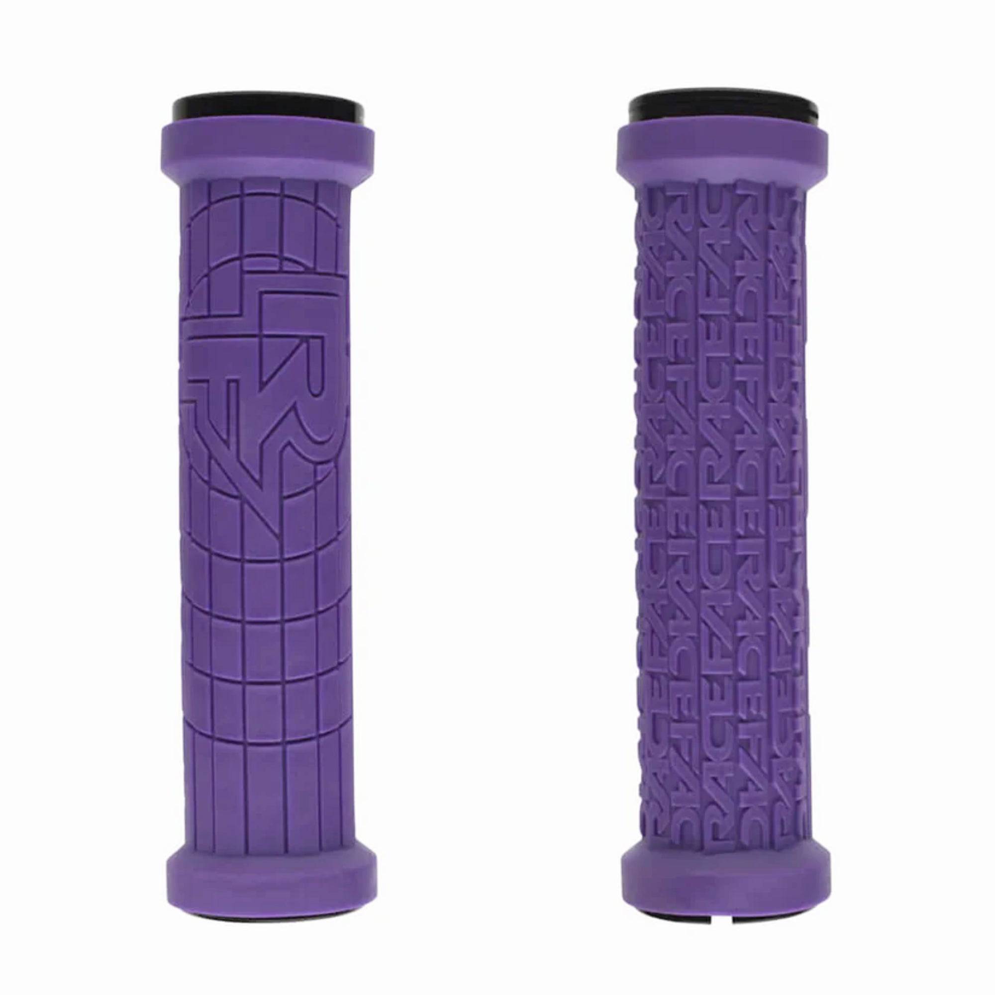Race Face Grippler lock-on MTB bike handlebar grips with textured rubber for secure, durable grip on mountain biking components