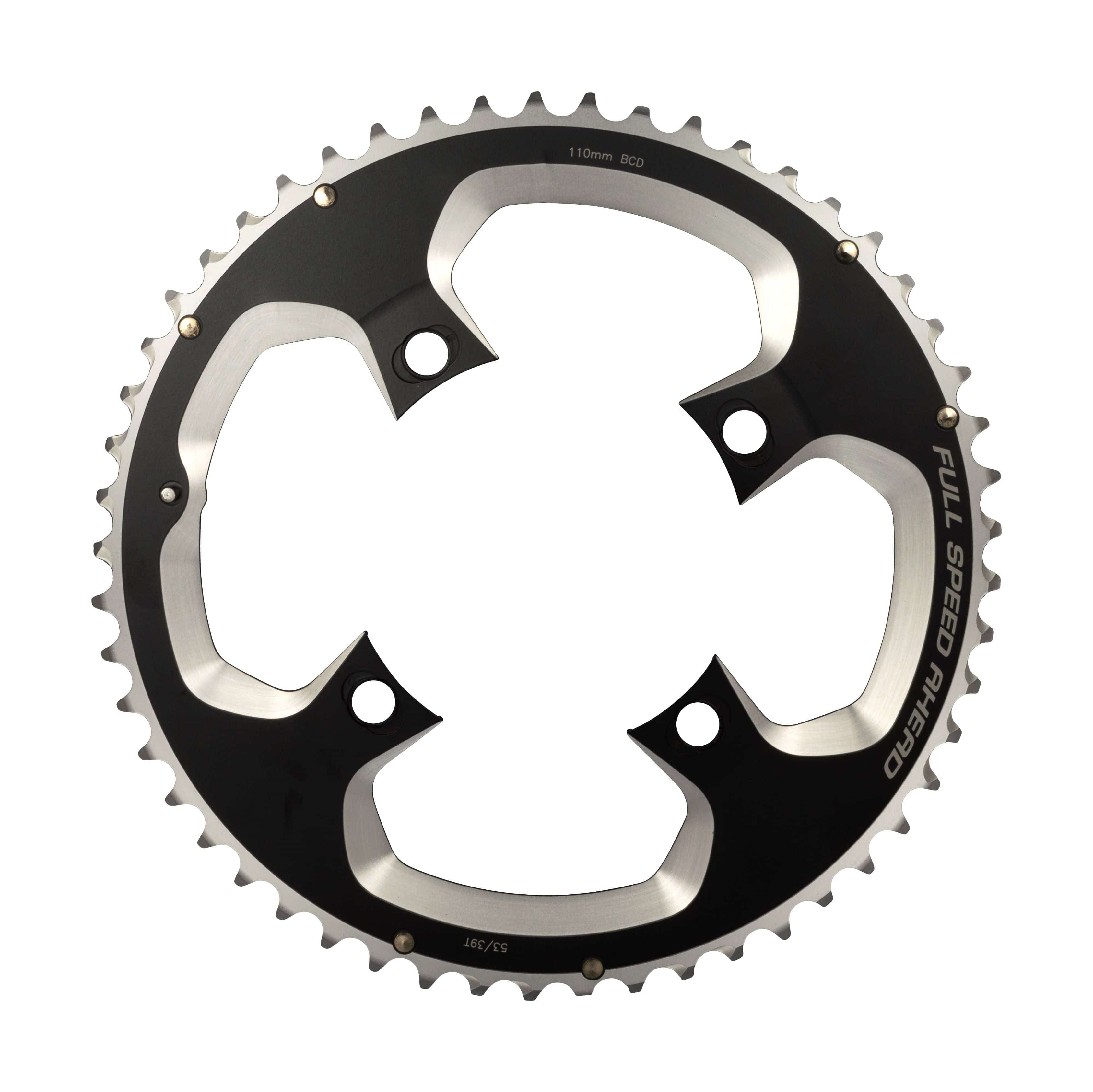 FSA SL-K/PBox Road Chainring (2x11, 110x53T, Black, 4h) | Swinnerton Cycles