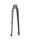 Trek FX 3 700c disc brake rigid fork in black and silver with 325mm length and 50mm offset, component for bike upgrade