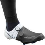 Shimano S-Phyre windproof cycling shoe covers, unisex toe covers, made of waterproof material, designed for cycling footwear.