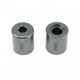 Enduro Bearings 6900 Series outer guide for EB8420 bearing press installation, shown in a workshop setting with tools.