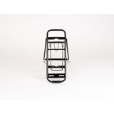 M Part City AVS adjustable rear disc brake pannier rack for bikes, black, fits 24-29 inch bikes, sturdy bike accessories.