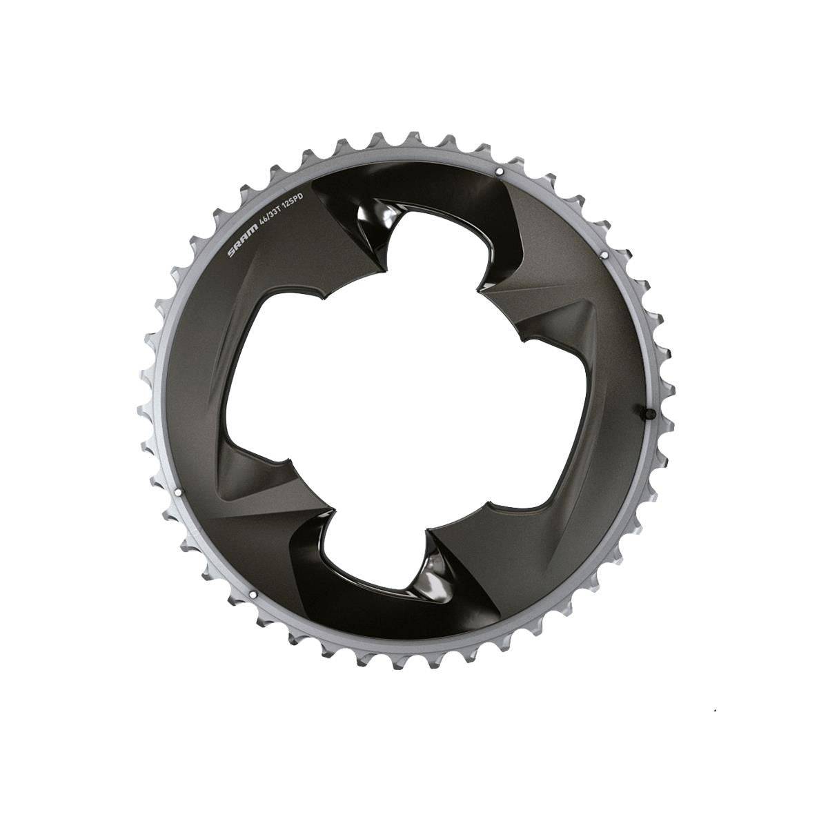 Sram Chain Ring Road 107Bcd 2X12 Force With Cover Plate | Swinnerton Cycles