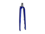 Trek Domane SL 6 road bike forks in black, designed for smooth steering and stability, component for Trek 2023 road bikes.