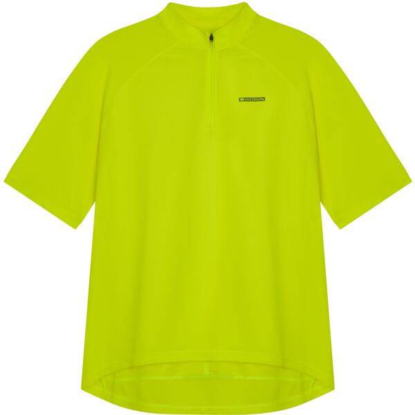 Madison men's short sleeve cycling jersey with rear pockets and reflective inserts, designed for comfortable biking.
