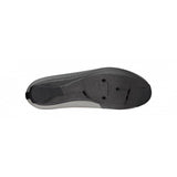 Fizik R4 Tempo Overcurve road cycling shoes with BOA closure and carbon outsole, black and sleek design, close-up view
