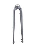 Trek FX 2 700c disc brake rigid fork in Dnister Black with 287mm length and 50mm offset, shown from side view.