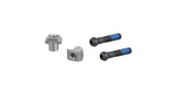 Trek Speed Concept aerobar fastener kit with silver 6mm bolt and T-nut for 2014+ models, close-up of components on a white background